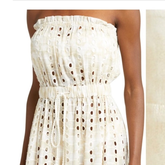 New Ramy Brook Nozila Strapless Cover-Up Dress | Size S - Picture 3 of 11